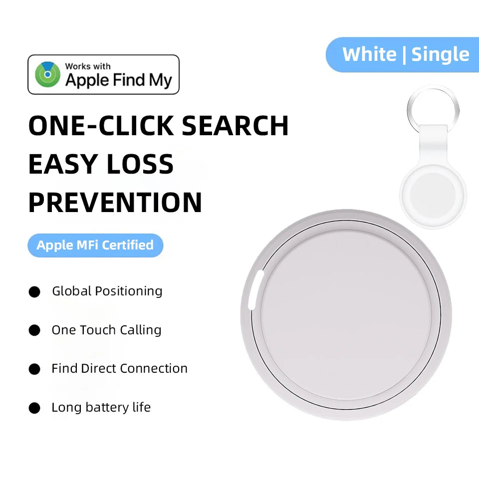 Portable Personal GPS Locator on Find My APP Searching Position Identification and Loss Prevention Alarm Locator