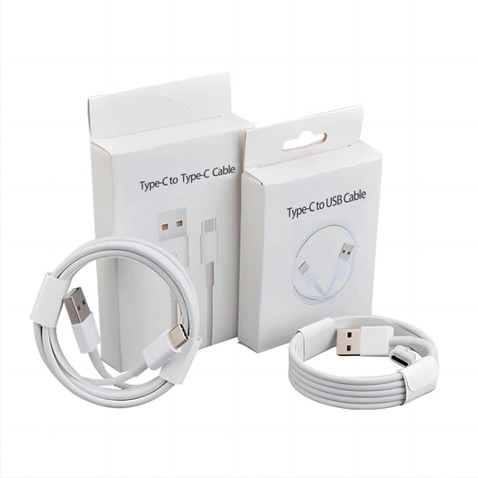 Multi-Length Fast Charging Cables (0.5m-3m) - 8-Pin/Type-C/Micro USB | TPE Braided | Charge+Data Sync USB Cables for iPhone, Android & Devices - CE/FCC Certified (Custom Colors/Lengths)